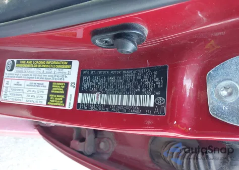 2010 Toyota Corolla S из США, поврежденный, VIN 2T1BU4EE2AC414199